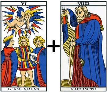 amoureux tarot combinaison|Combinaison de lAmoureux avec…